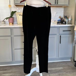 Chico's Special Occasion Black Velour Pant Chico's 3 or XL 16